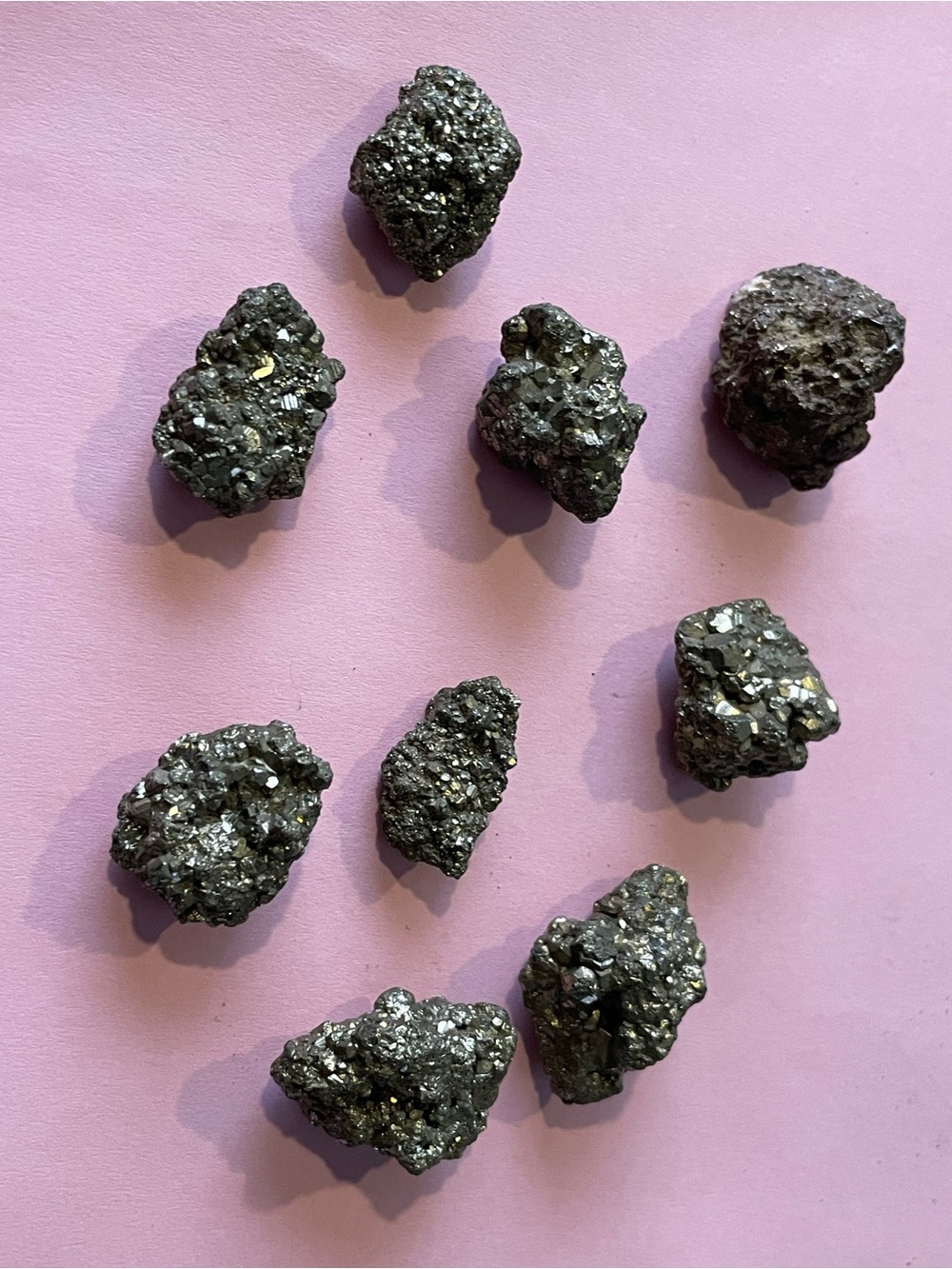 Fools Gold  Pyrite Bundle Cluster Lot #7462